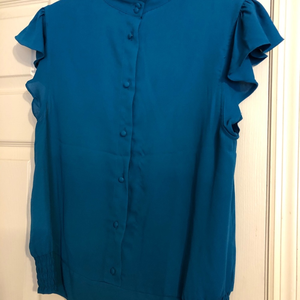Beautiful Soho Jeans blue top - Picture 2 of 2
